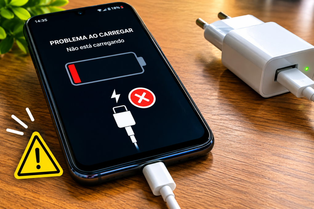 Celular não carrega